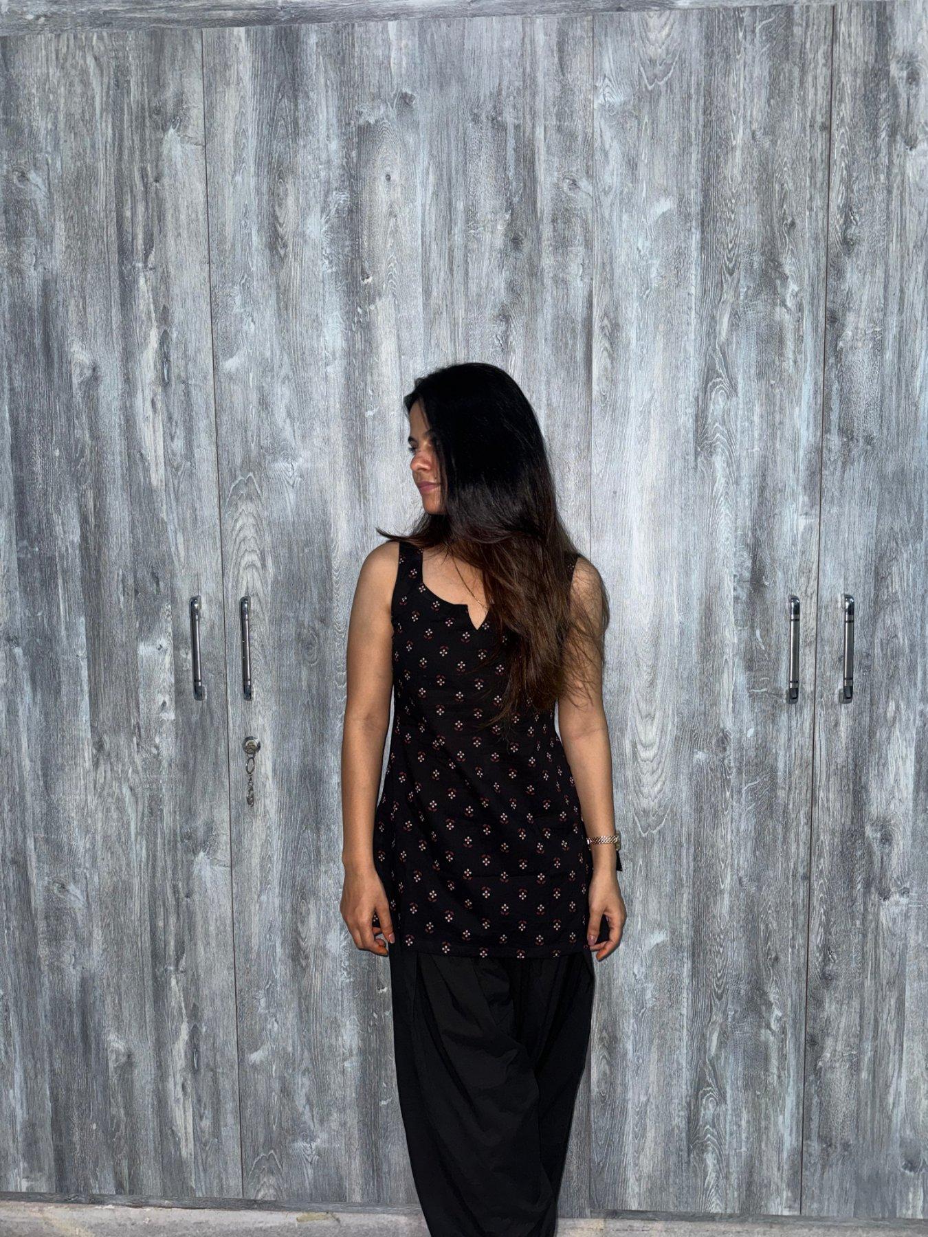 Leheriya Pure Cotton Jaipuri Print Farsi Suit