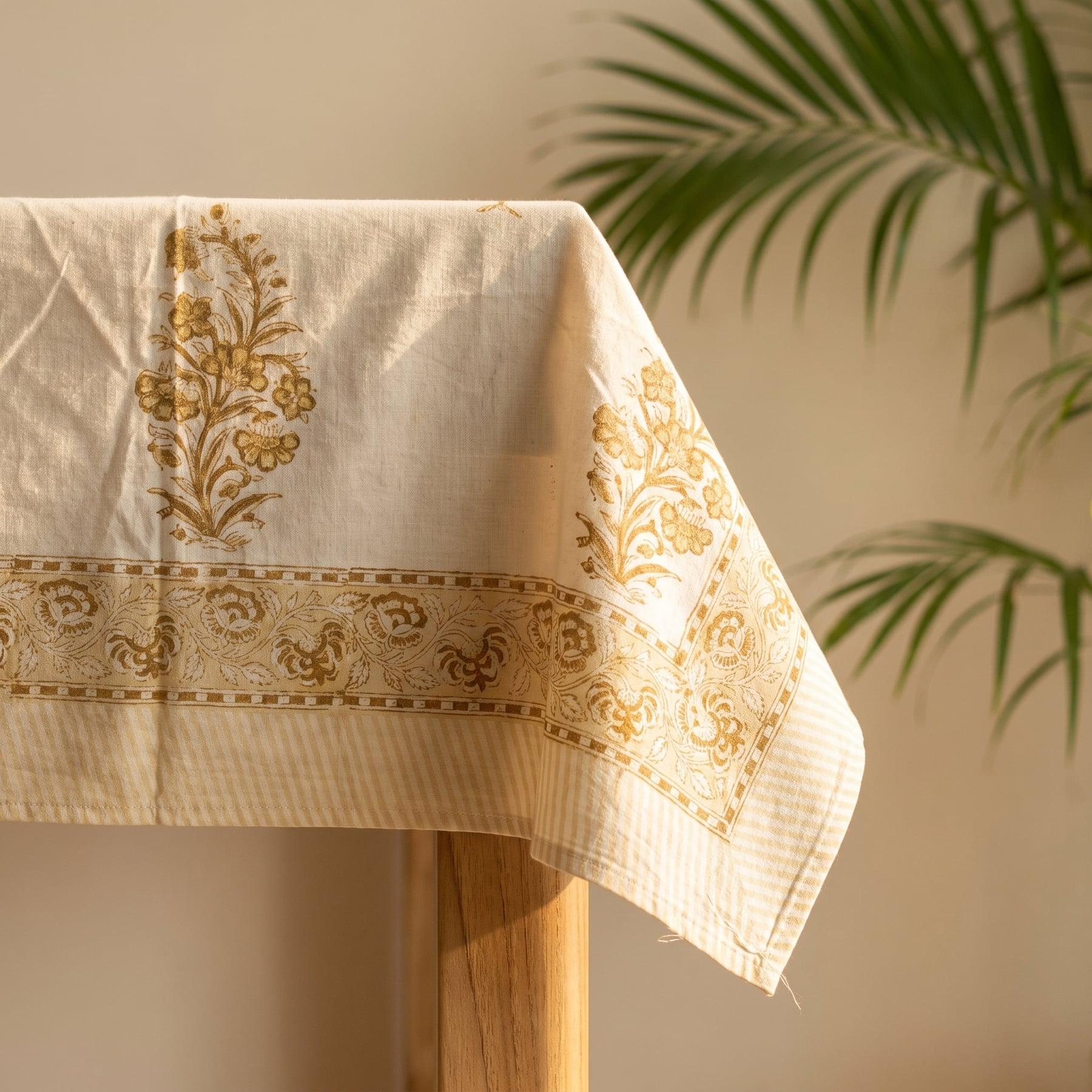 Jashn Pure Cotton Jaipuri Print Table Cloth