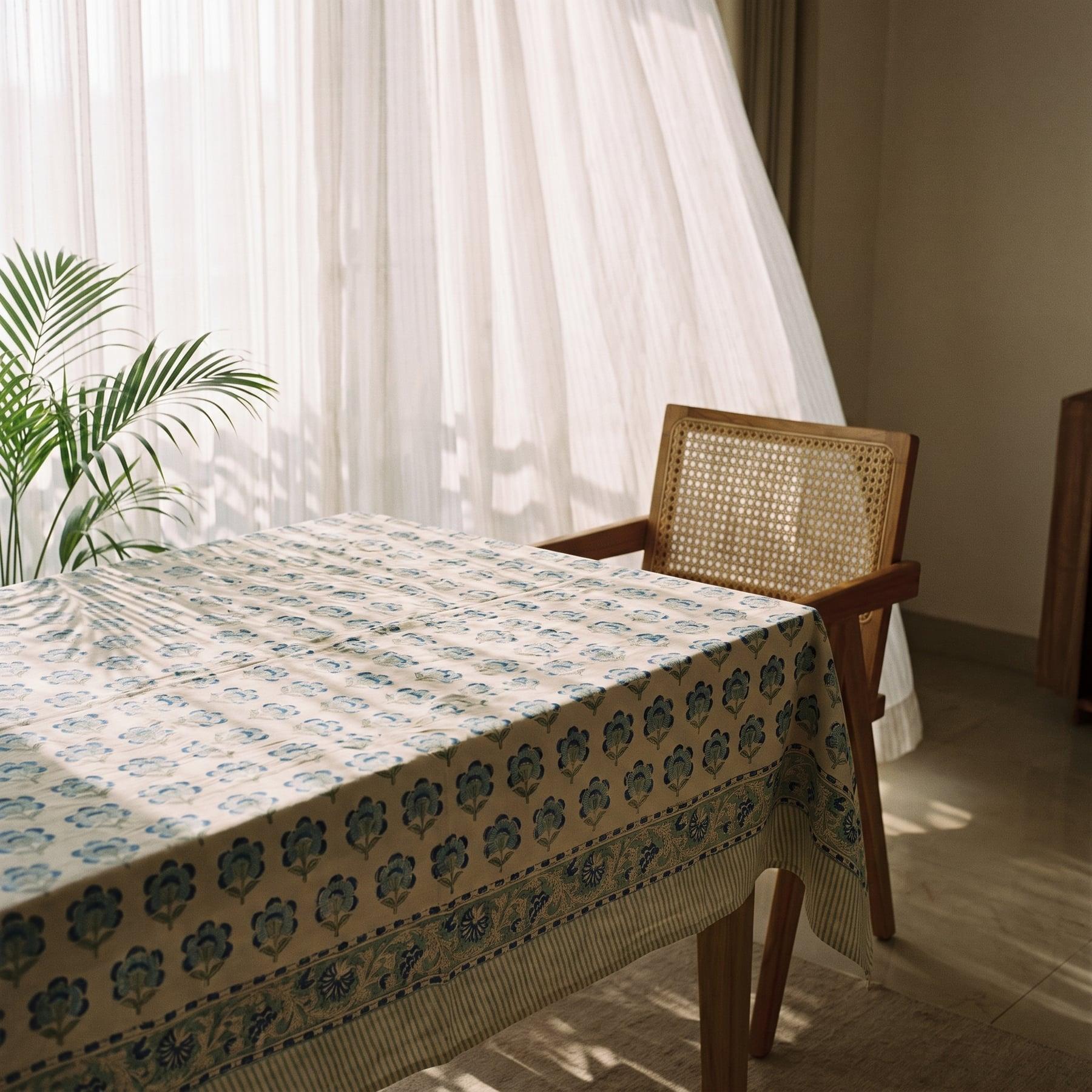 Kahani Pure Cotton Jaipuri Print Table Cloth