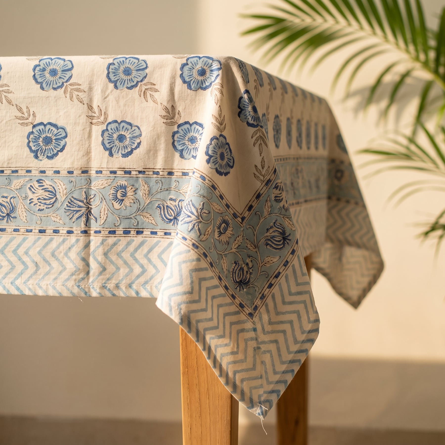 Kalash Pure Cotton Jaipuri Print Table Cloth