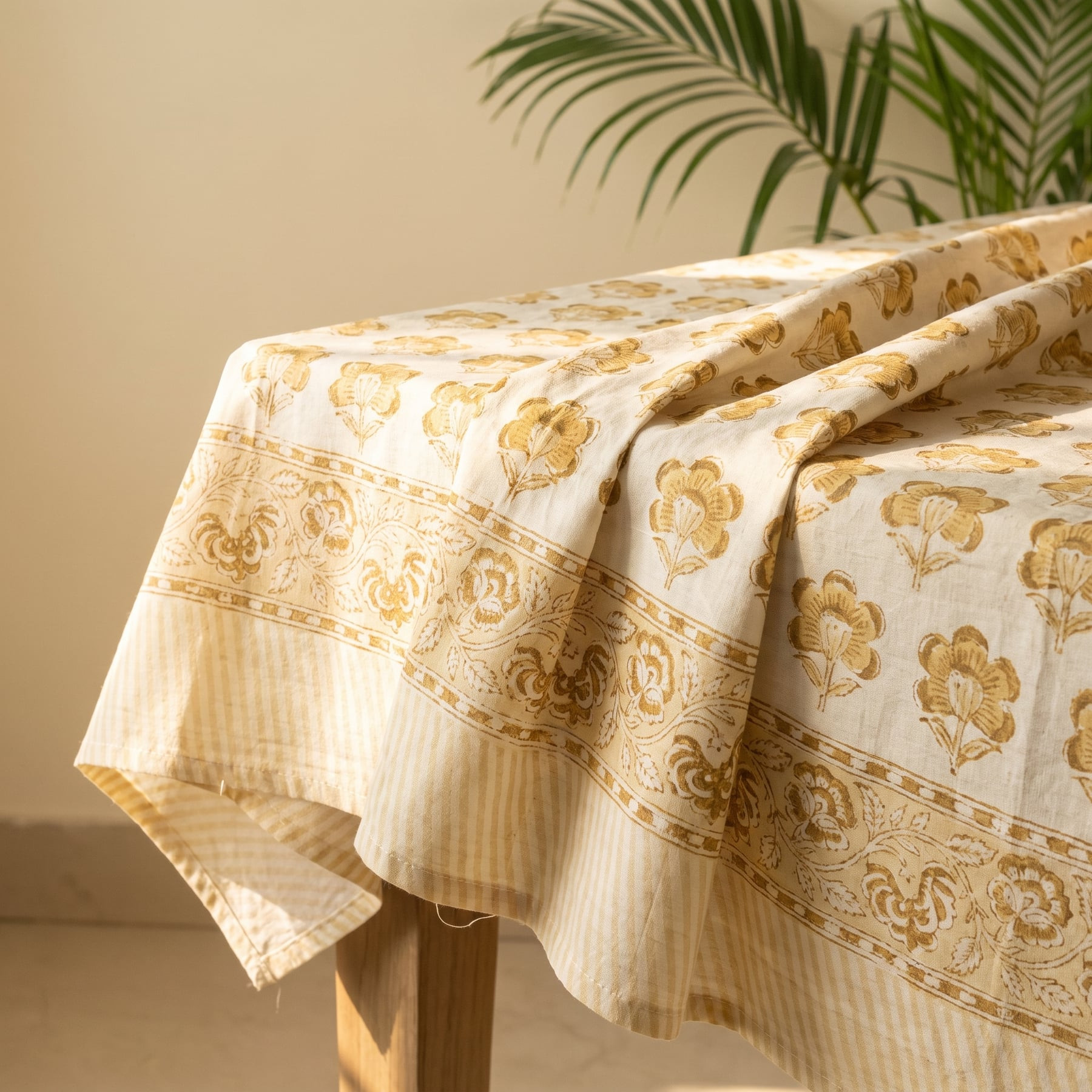 Khamma Ghani Pure Cotton Jaipuri Print Table Cloth