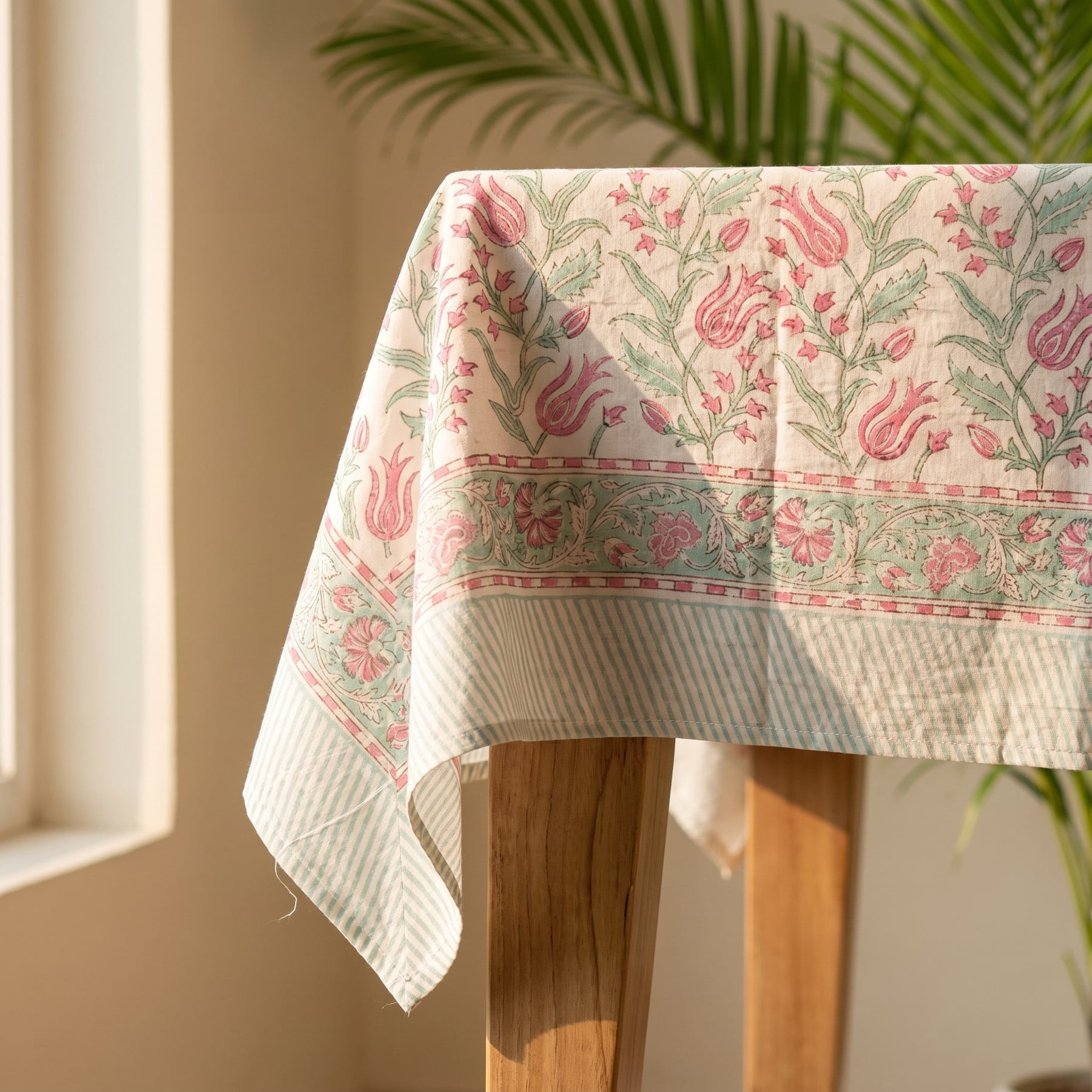 Toran Pure Cotton Jaipuri Print Table Cloth